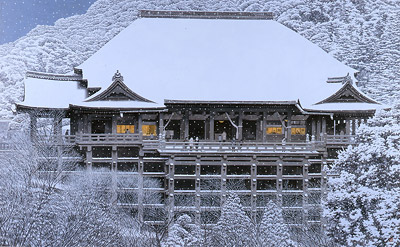 「雪の清水寺」