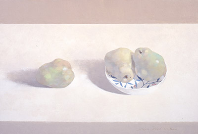 「Still Life（洋梨と絵皿のある静物）」12M