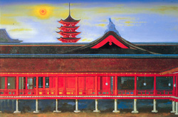 厳島神社 2006年 72.7×106cm